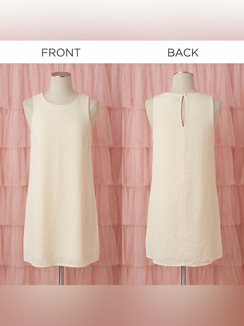 Lulus Women’s Sassy Sweetheart Sleeveless White Shift Mini Dress Size XS - Picture 4 of 11